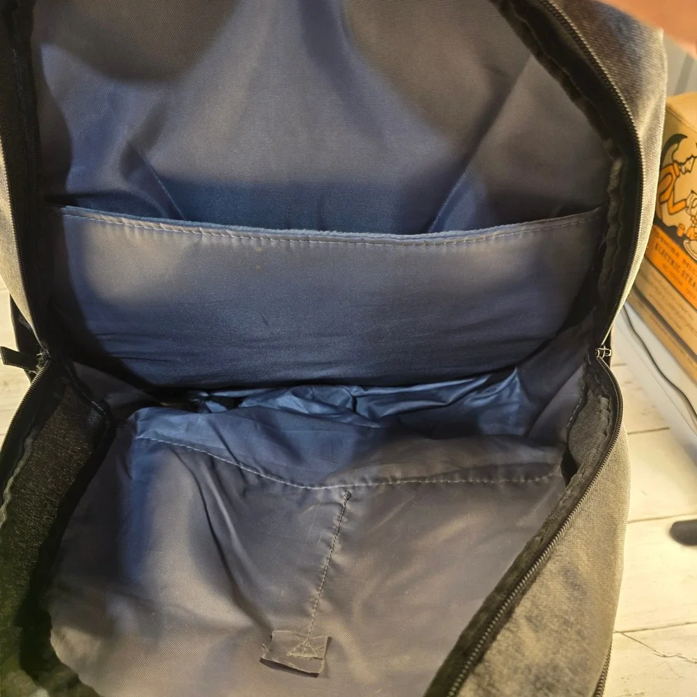 Under Armour UA Recruit 3.0 Backpack Gray Black Laptop Backpack Water Resistant